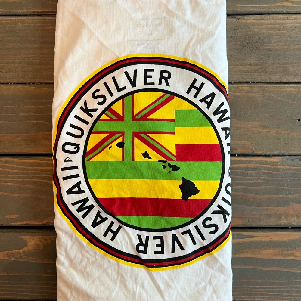 NWT Quiksilver Hawaii Hawaiian Shirt sz XXL 2XL